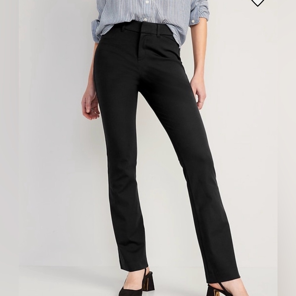 Old Navy Pixie High-Waisted Flare Dress Pants